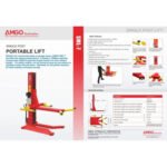 AMGO SML-7 7,000 lbs Single Post Lift - Image 2