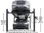 Apex 9 ALI Certified Hobbyist 9,000 Lb. Capacity 4-Post Parking Car Lift - Image 4