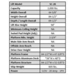 Tuxedo SC-2K 2,000 lb Single Column Lawnmower Storage Lift - 110V Duro Included - Image 6