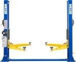 Weize 2 Post Automotive Car Lift, 12,000 lbs Capacity, 220V 4HP Powerful Motor with Single Point Lock Release for Repaire Shop - Image 2