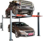 KATOOL 3.0HP 11000Lbs Lifting Height 84 Inch 4 Post Lift 110v Four Post Parking Lift 4-Post Auto Lift Garage Lift Storage