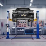 Weize 2 Post Automotive Car Lift, 11,000 lbs Capacity,220V 3HP Powerful Motor - Image 6