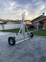 Galvanized Stand Up Car Tow Dolly - Image 4