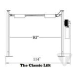 Triumph Classic 8,000 lb. Shorter Length 4 Post Car Lift - Image 8