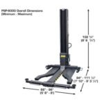 Atlas PSP-6000 6,000 lb Portable Single Post Lift - Image 6