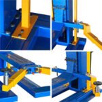 XK M6200 Car Lifts Model 220V Manually Unlock Mobile 6200Lbs Capacity Single Post Lift 36 Months Parts Replacemen - Image 9