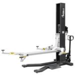 iDEAL MSC-6KLP 6,000 lb. Low Profile Mobile Single Post Lift - Black Edition - Image 5