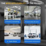 2 Post Lift 11000lbs Two Post Lift Auto Lift Car Lift Hoist Equipment ME-LM110S - Image 5