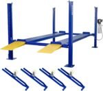 Weize 8500 lbs 4 Post Car Lift with Casters Kits Four Post Parking Lift 4-Post Portable Storage Service Home Parking Lift - Image 2