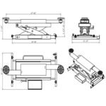 APlusLift ARJ-60 6000LB Air Operated Rolling Jack - Image 7