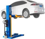 XK M6200 Car Lifts Model 220V Manually Unlock Mobile 6200Lbs Capacity Single Post Lift 36 Months Parts Replacemen - Image 3