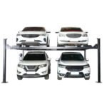 APlusLift 9,000LB 4-Post Double Deck Parking Storage Car Lift - HW-9KDP - Image 2