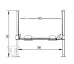 Triumph NOS-9XLT 9,000 lb. 4 Post Lift - Image 8