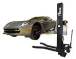 iDEAL MSC-6KLP 6,000 lb. Low Profile Mobile Single Post Lift - Black Edition
