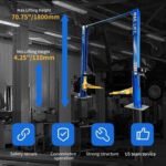 KATOOL 11000lbs 2 Post Car Lift Clearfloor Car Lift Auto Lift 2 Post Lift/Two Post Lift Car Lifts for Home Garage - Image 6