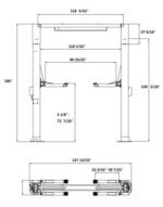 APlusLift 12,000LB 2-Post Overhead Single Release Direct Drive Car Lift with 3 Year Warranty - HW-12HD - Image 10