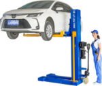 XK M6200 Car Lifts Model 220V Manually Unlock Mobile 6200Lbs Capacity Single Post Lift 36 Months Parts Replacemen - Image 4